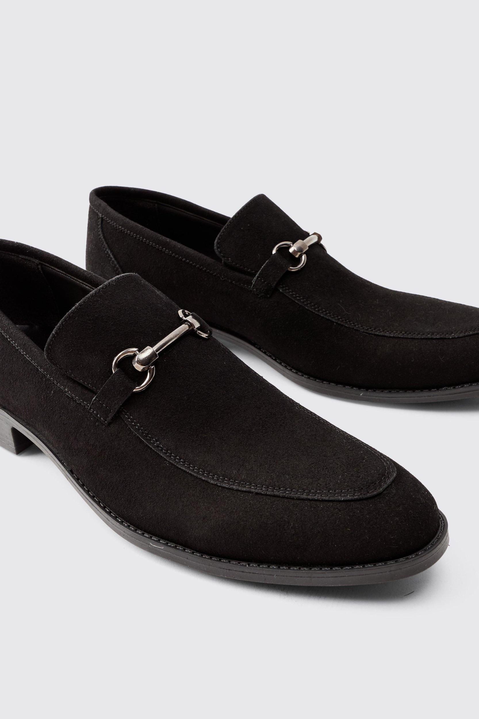 Faux Suede Snaffle Loafer | boohooMAN USA Product Image