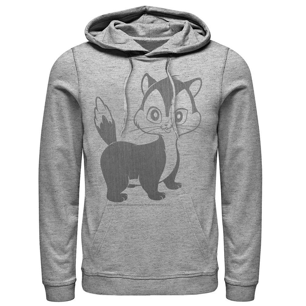 Men's Looney Tunes Pussyfoot Portrait Hoodie, Size: Small, Athletic Grey Product Image