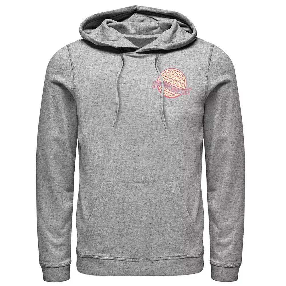 Mens Nintendo Logo Pullover Hoodie Athletic Grey Product Image