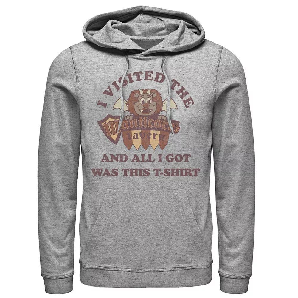 Disney / Pixar's Onward Men's Manticore's Tavern Souvenir Hoodie, Size: Large, Athletic Grey Product Image