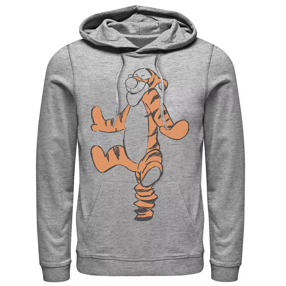 Men's Nickelodeon Invader Zim Gir Screaming Yum! Taco Portrait Graphic Hoodie, Size: XL, Athletic Grey Product Image