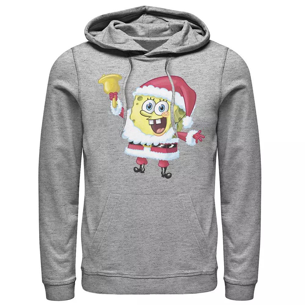 Men's Nickelodeon SpongeBob SquarePants Santa Claus Hoodie, Size: Small, Blue Product Image