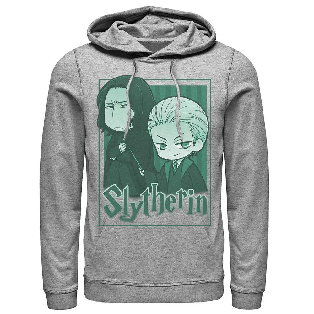 Men's Harry Potter Slytherin Snape & Draco Anime Hoodie, Size: Large, Athletic Grey Product Image