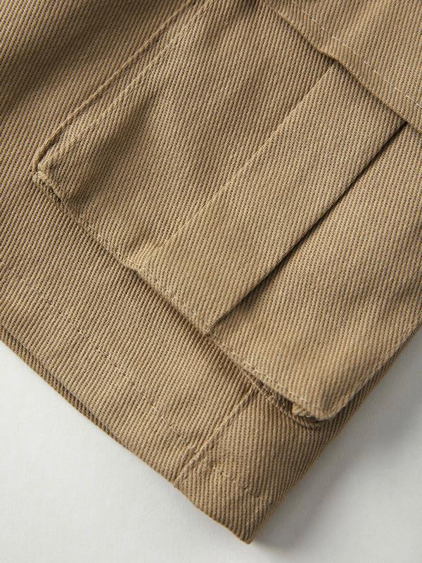 Street Khaki Cargo Skirt Product Image