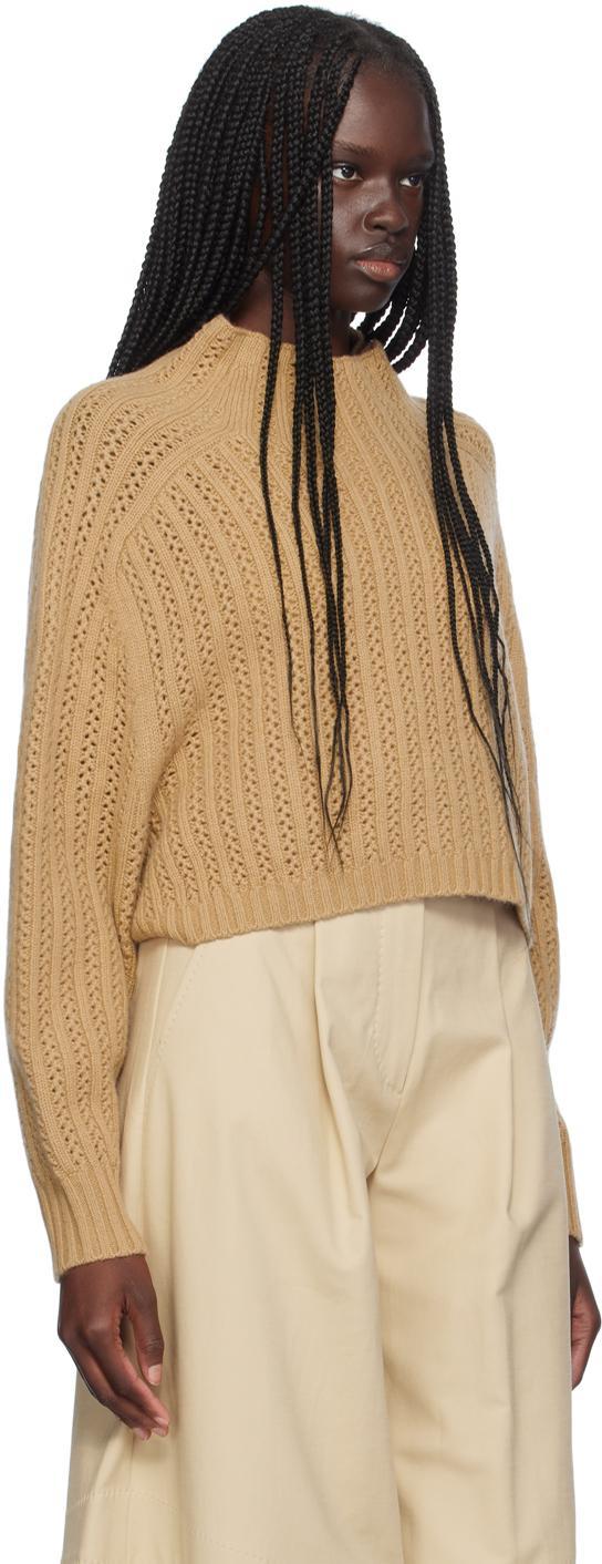 MAX MARA Tan Hodeida Sweater In 004 Camel Product Image