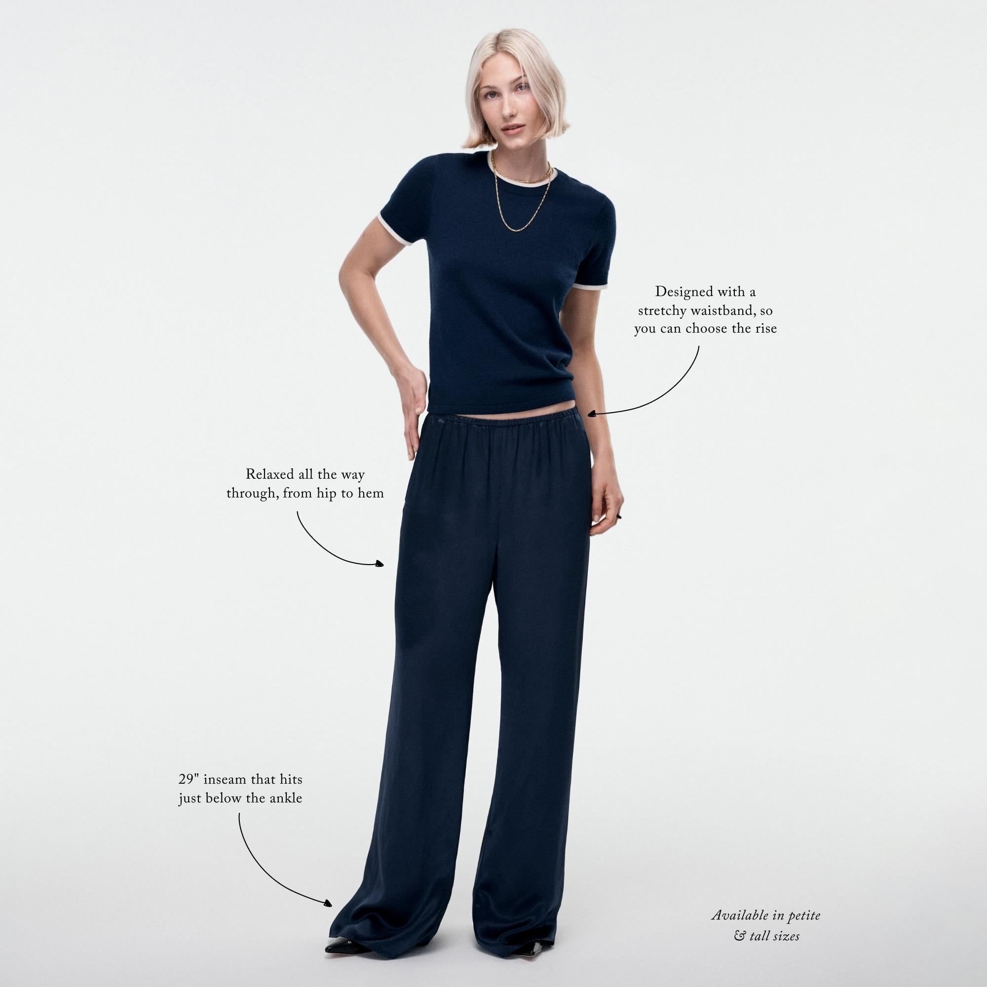 Cosmo pant in luster charmeuse Product Image