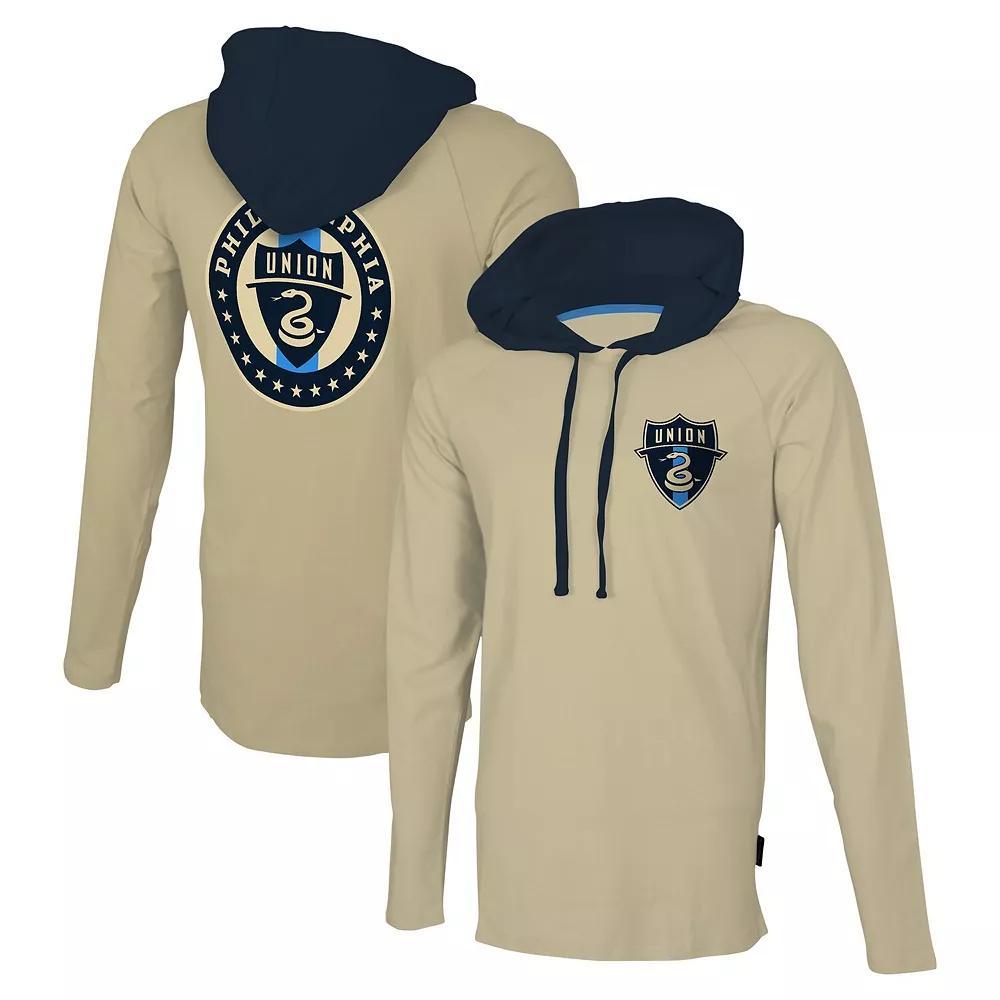 Men's Stadium Essentials Gold Philadelphia Union Tradition Raglan Hoodie Long Sleeve T-Shirt, Size: 2XL, Uni Gold Product Image