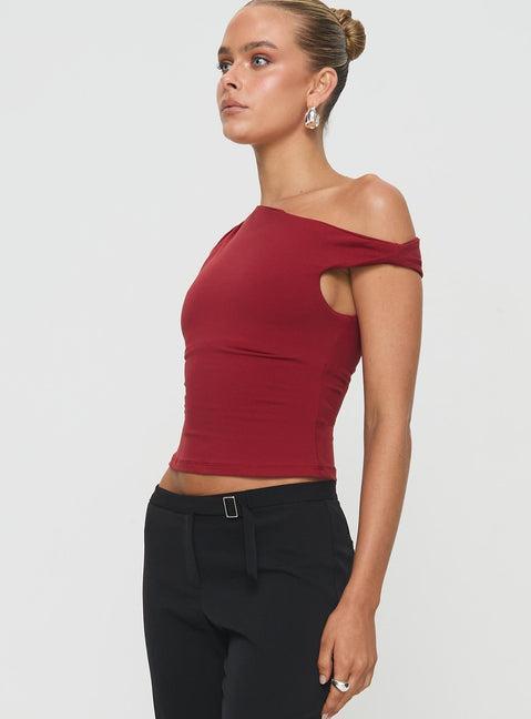 Danza Top Red Product Image