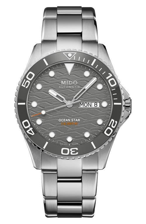 Mido Mens Swiss Automatic Ocean Star Stainless Steel Bracelet Watch 43mm Product Image
