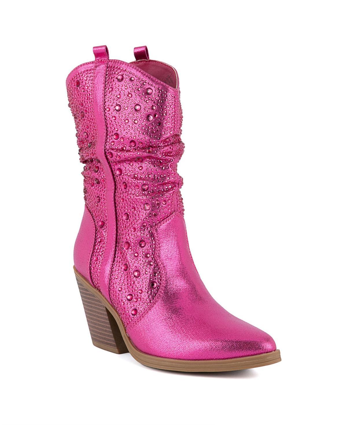 sugar Kassandra Womens Western Boots Dark Blue Blue Product Image