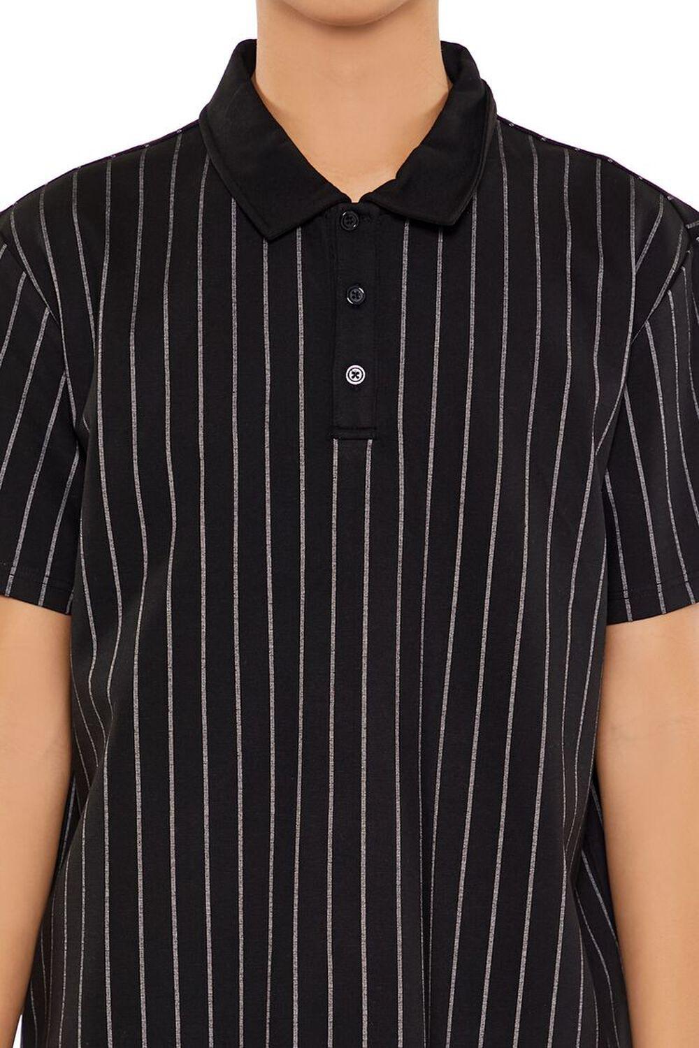 Pinstriped Polo Shirt | Forever 21 Product Image