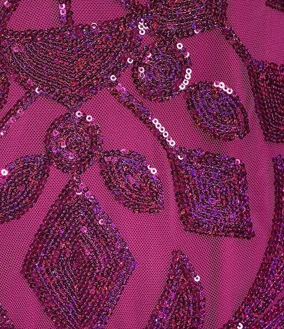 Lulus Textured Sequin Deep V-Neckline Bodycon Mini Dress Product Image