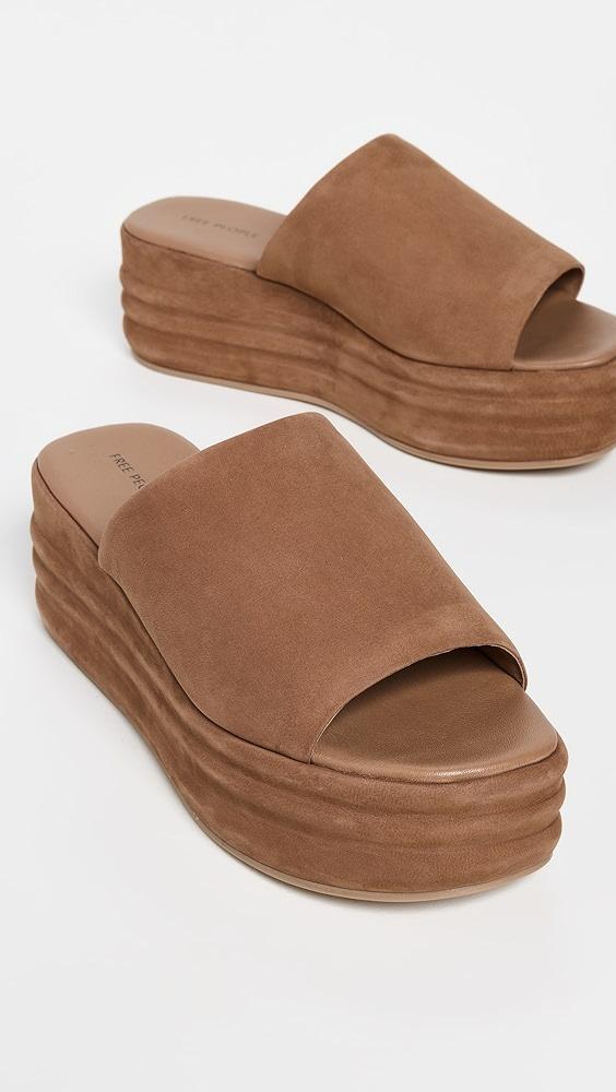 Free People Harbor Flatform Slides | Shopbop Product Image