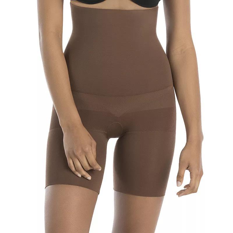 RED HOT by SPANX® Women's Ultra-Firm Control Shapewear Flat Out Flawless High-Waist Mid-Thigh Body Shaper FS4015, Size: Small, Naked Product Image