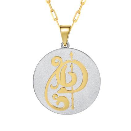 Saints & Saviors Fancy Initial F Pendant Necklace Product Image