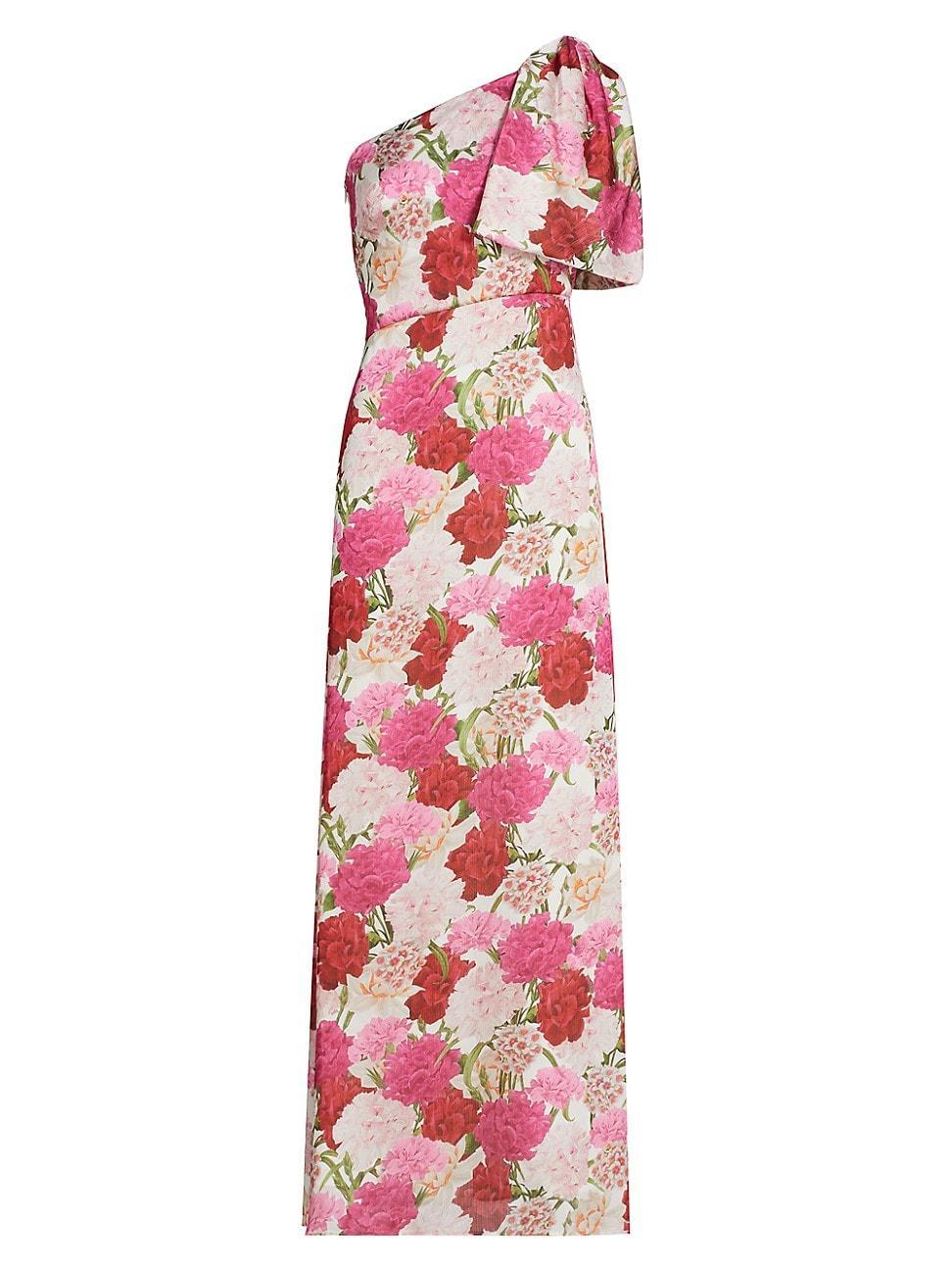 Womens Chelsea Floral Georgette Gown Size 0 Product Image
