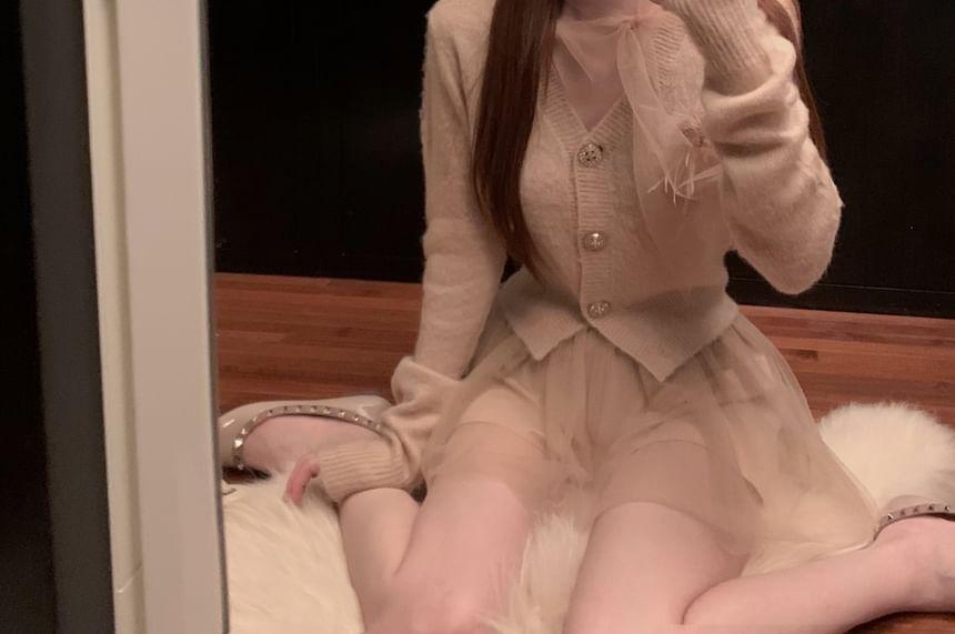 Mid Rise Plain Mini A-Line Skirt Product Image