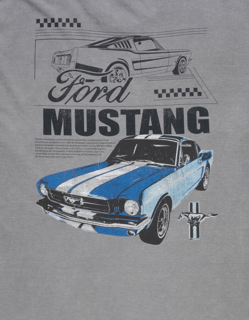 FORD Mustang Mens Tee - GRAY Product Image
