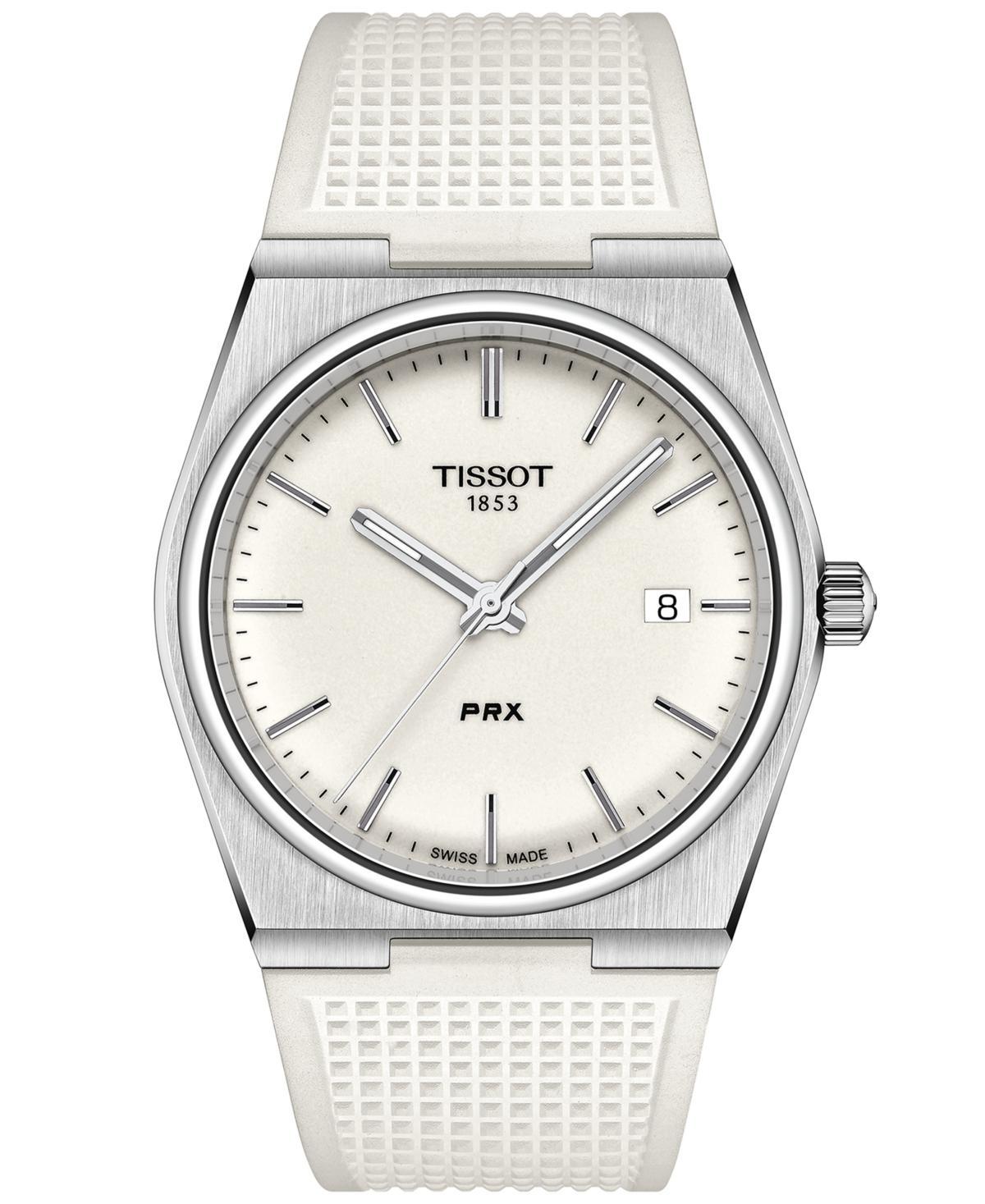 Tissot Mens Prx Automatic Stainless Steel Tonneau Bracelet Watch Product Image