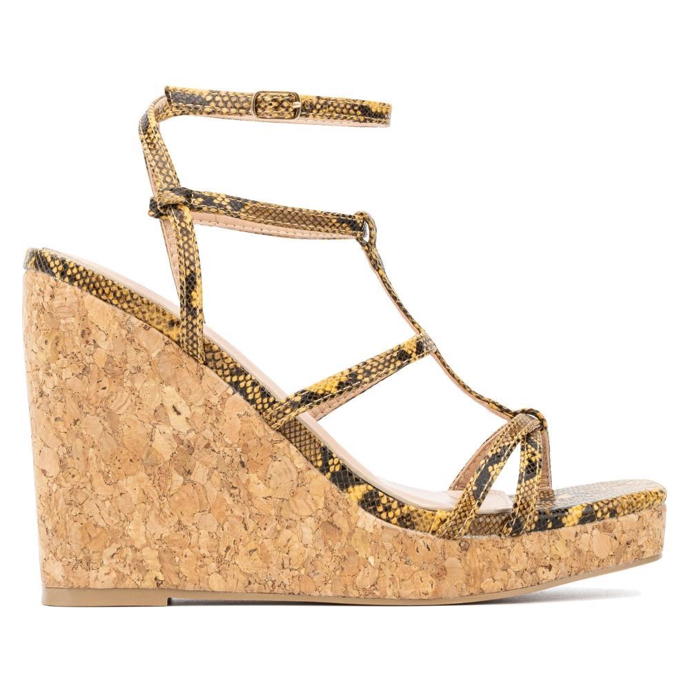 New York & Company Abla Women's Strappy Wedge Sandal Product Image