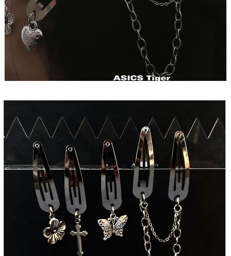 Set of 2: Pendant Alloy Hair Clip (Various Designs) Product Image