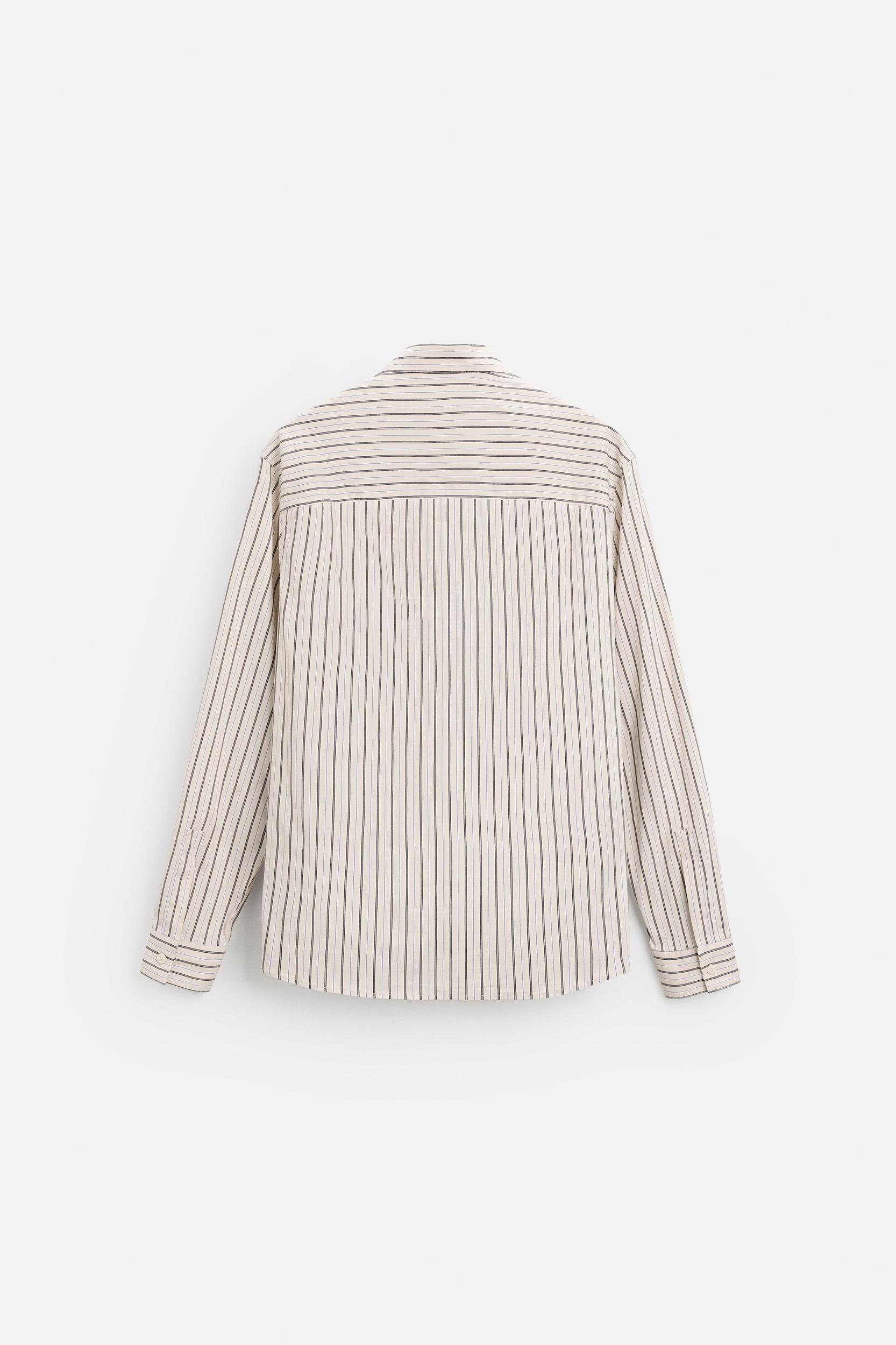 STRIPED STRETCH SHIRT Product Image