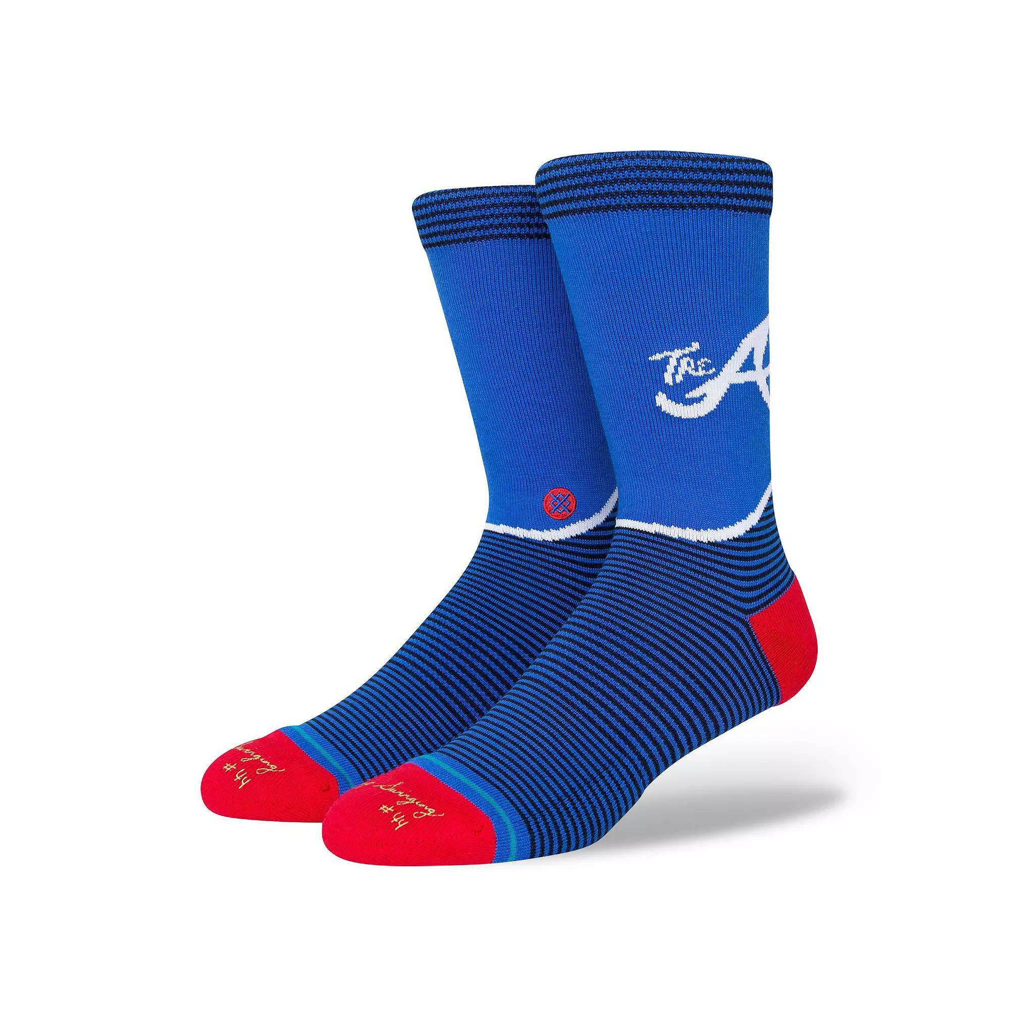 Mens Stance Royal Atlanta Braves 2023 City Connect Crew Socks Product Image