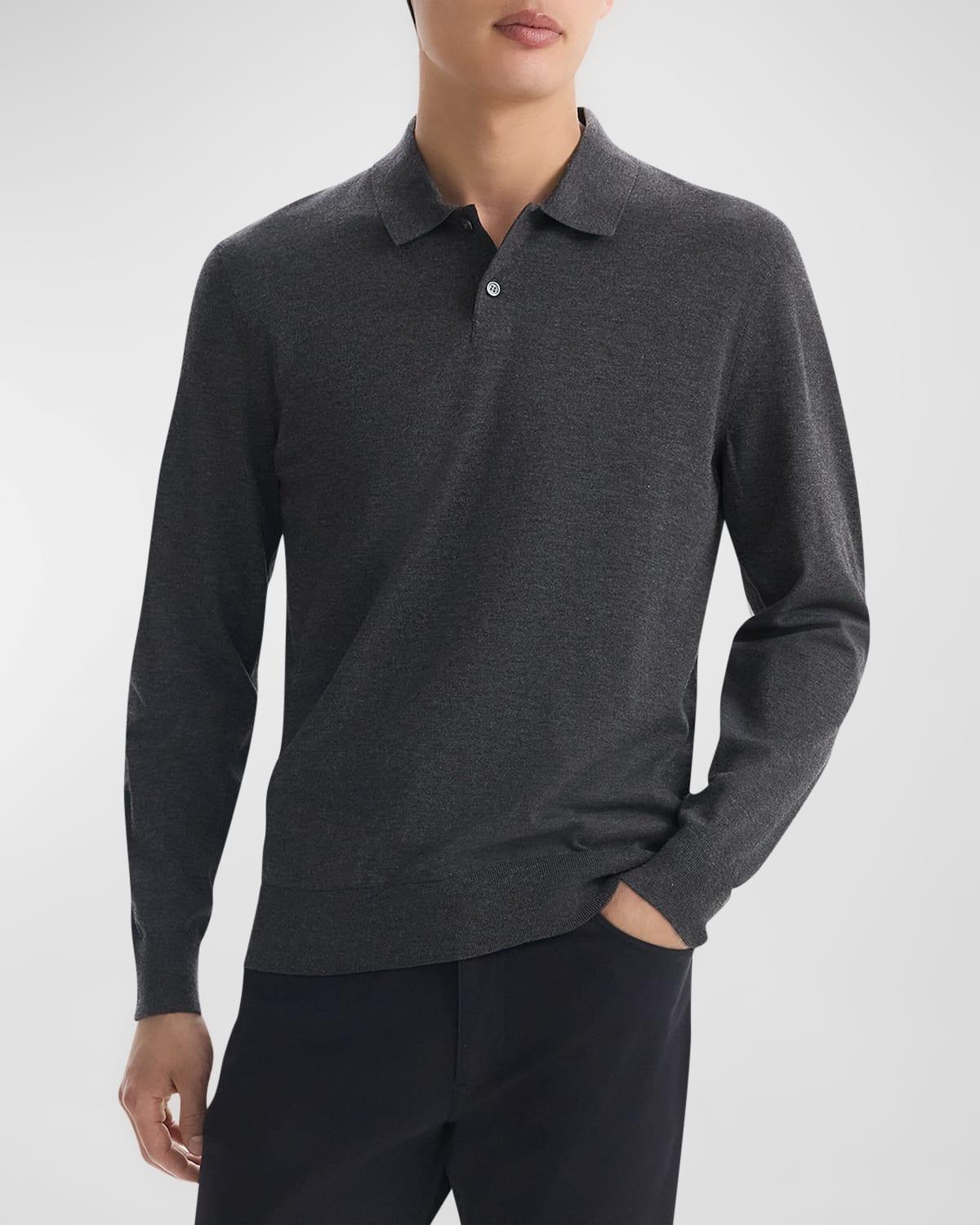 Mens Goris Long-Sleeve Polo Shirt Product Image