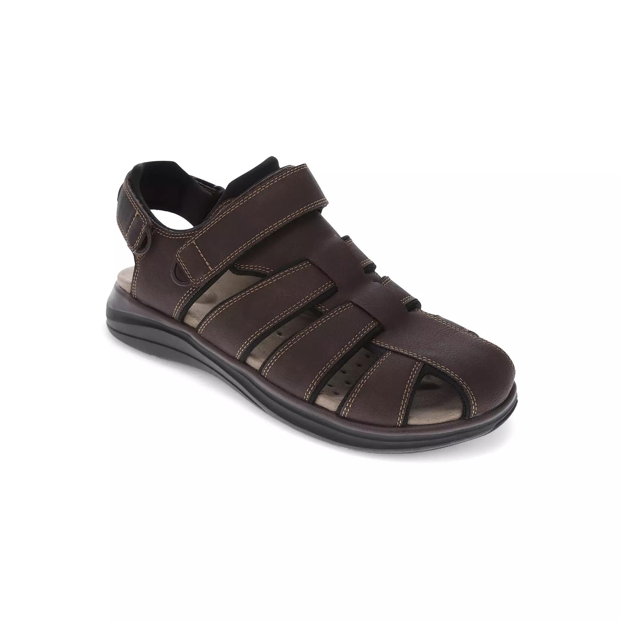 Dockers® Byrd Men's Fisherman Sandals, Size: 11, Dk Brown Product Image