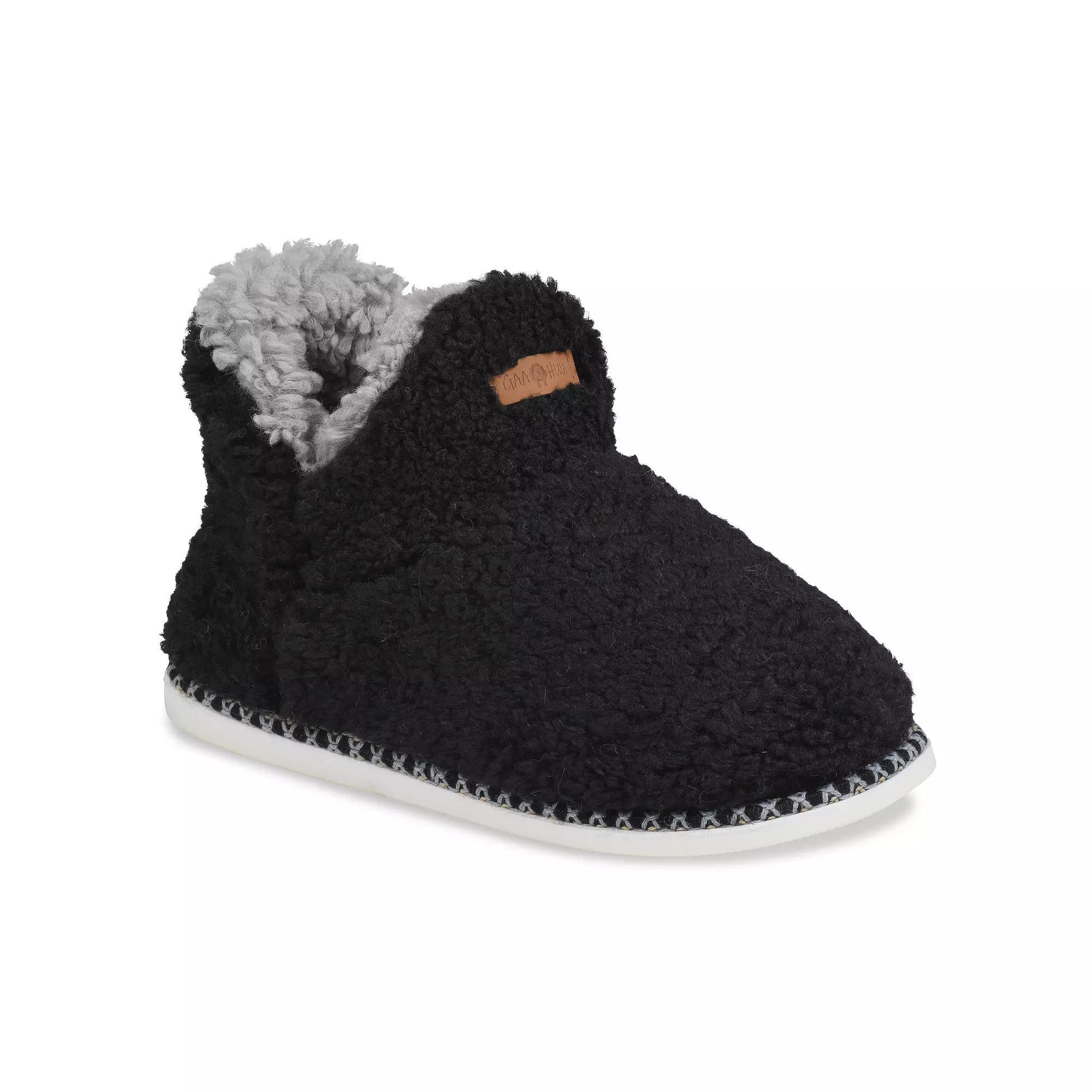 GaaHuu® Berber Women's Slipper Boots, Size: Small, Black Product Image