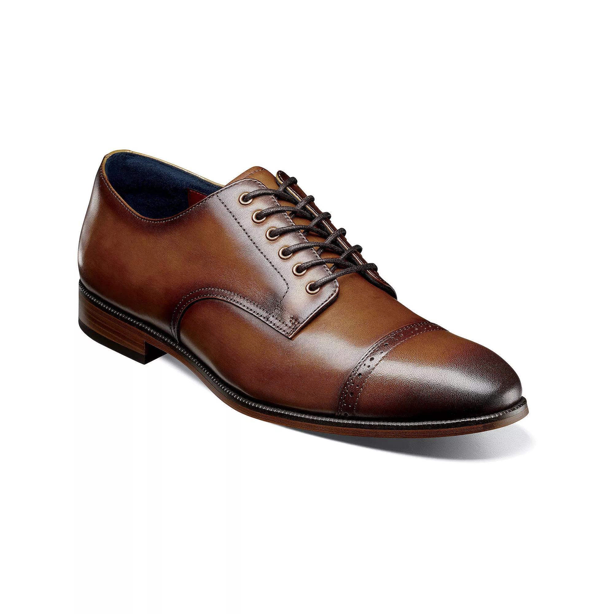 Stacy Adams William Men's Cap-Toe Leather Oxford Shoes, Size: 7, Red Product Image
