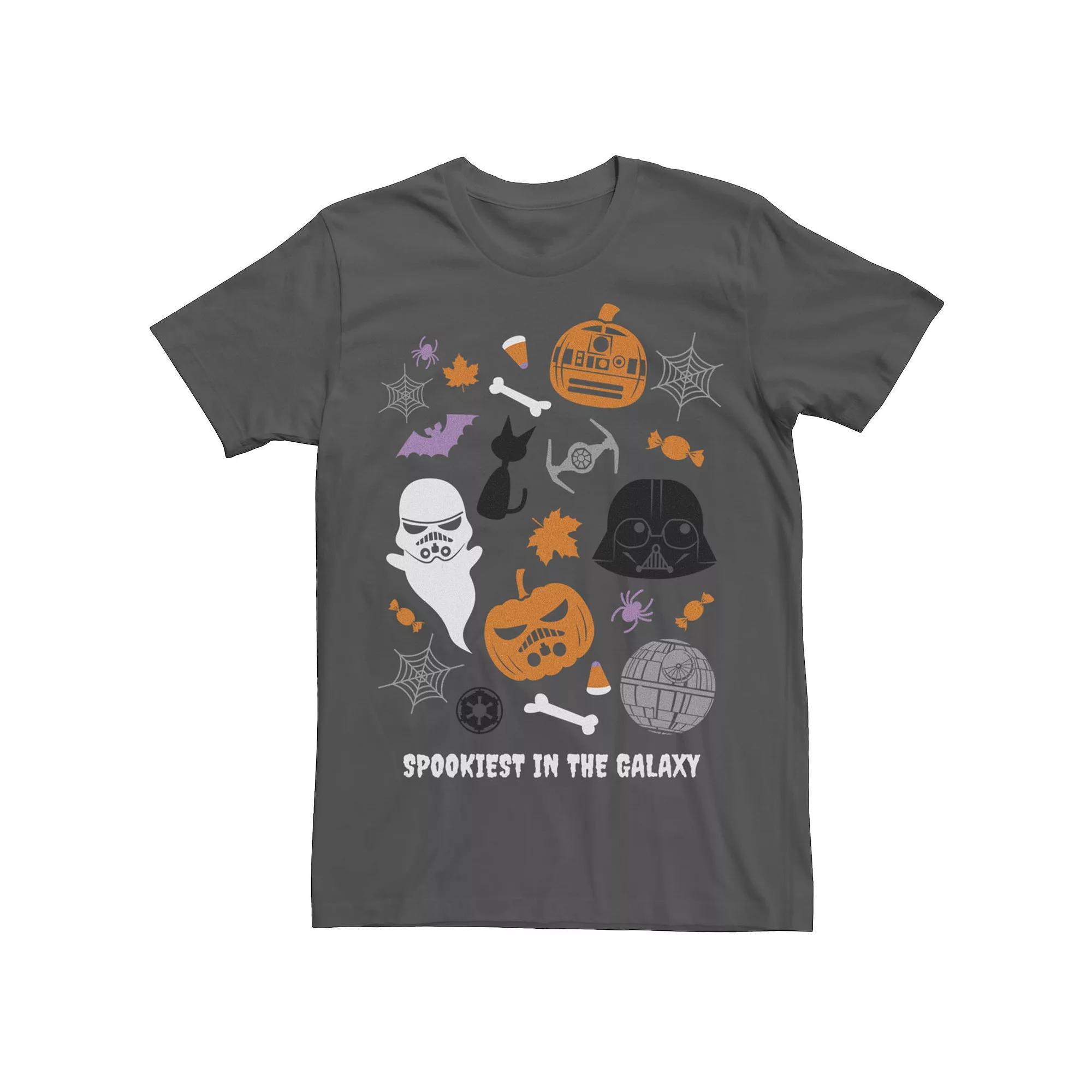 Men's Star Wars Halloween Icon Collage Tee, Boy's, Size: XL, Grey Product Image
