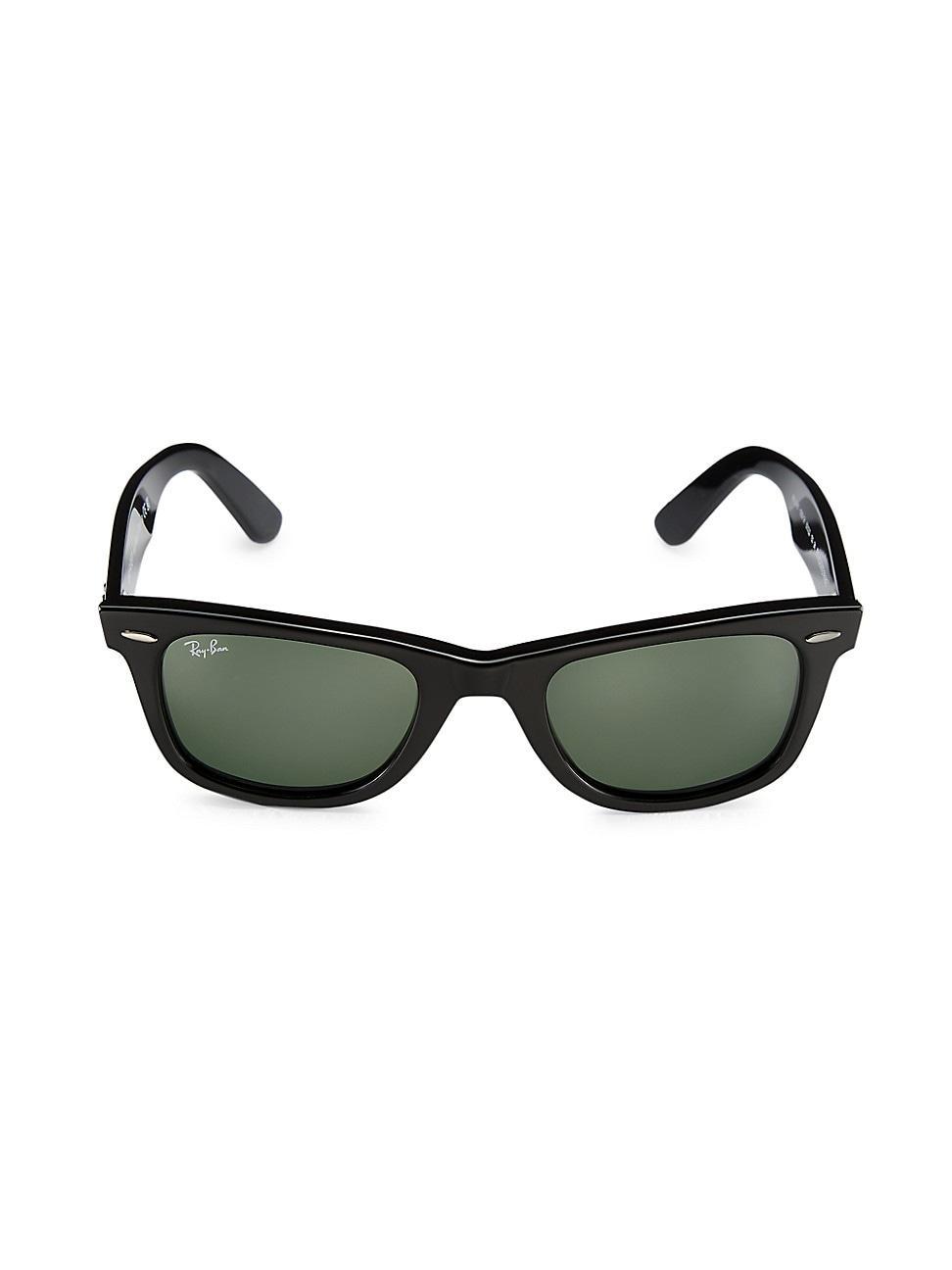 Mens Square Acetate Sunglasses, 50MM Product Image