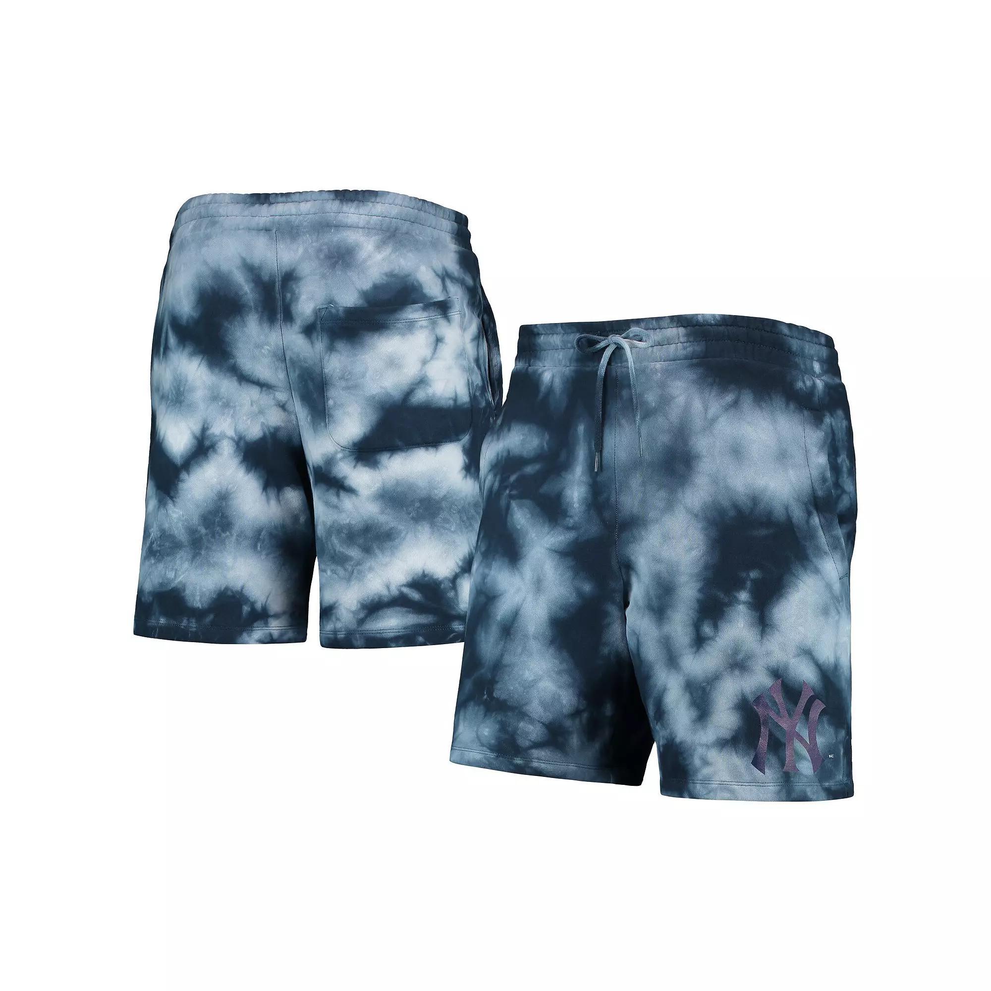 Men's New Era Navy New York Yankees Team Dye Shorts, Size: Medium, Blue Product Image