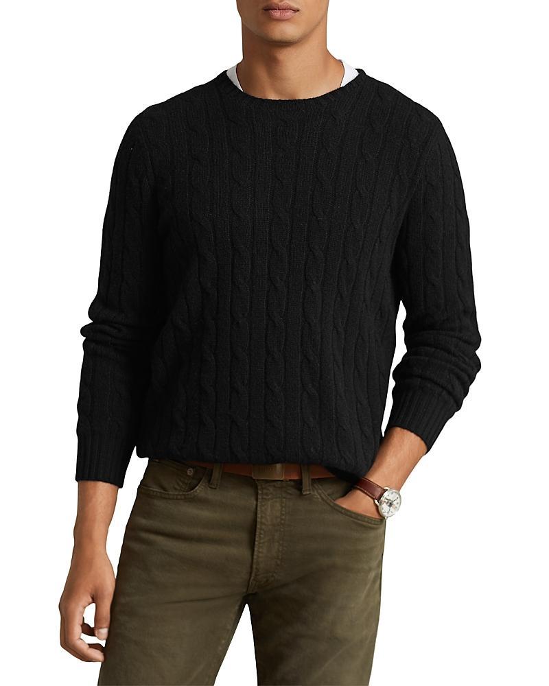 Polo Ralph Lauren Cashmere Cable Knit Crewneck Sweater Product Image
