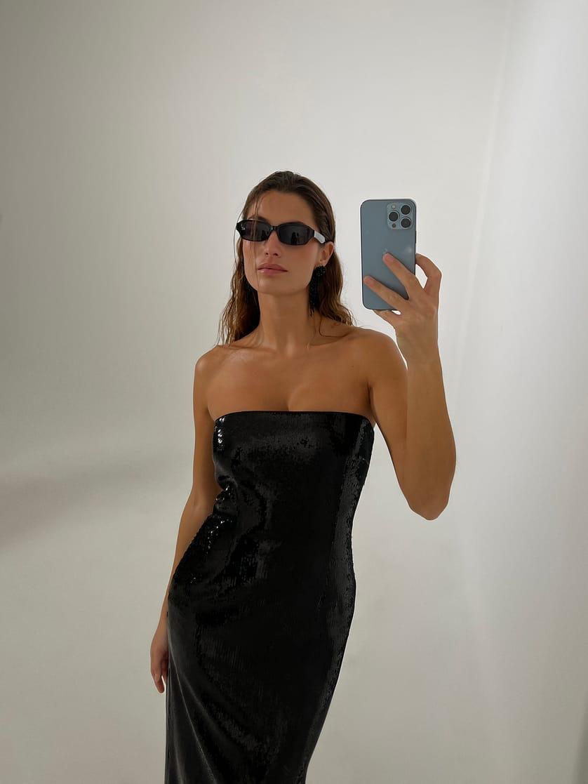 Wetlook Sequin Maxi Dress Product Image
