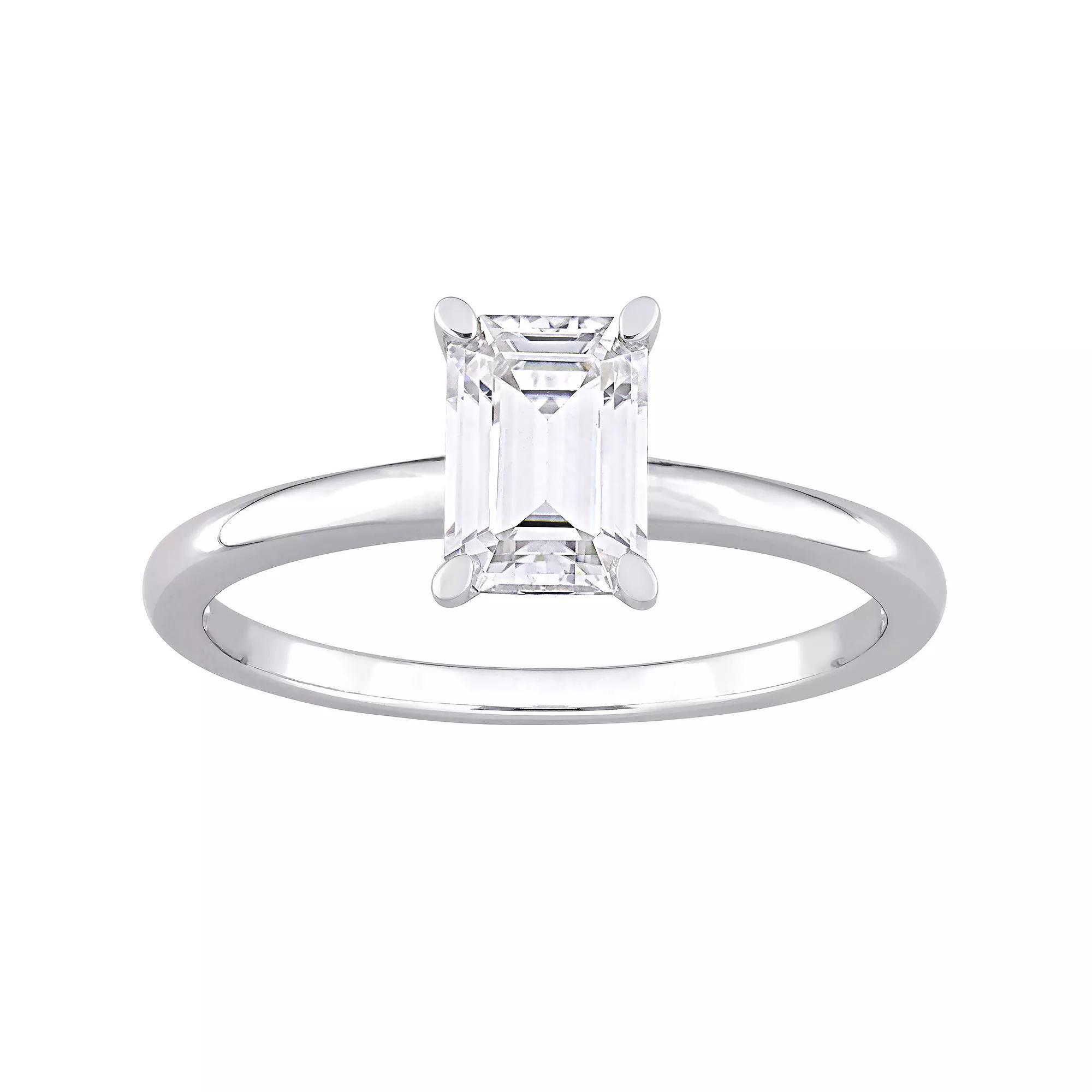 Stella Grace Sterling Silver Lab-Created Moissanite Ring, Women's, Size: 6 Product Image