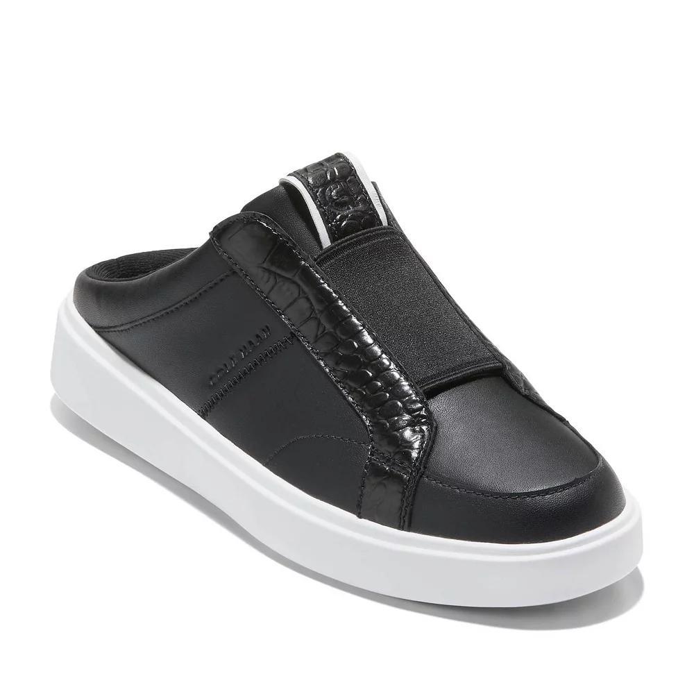 Cole Haan Grand Crosscourt Coaster Women's Sneakers, Size: 11, Black Croc White Product Image