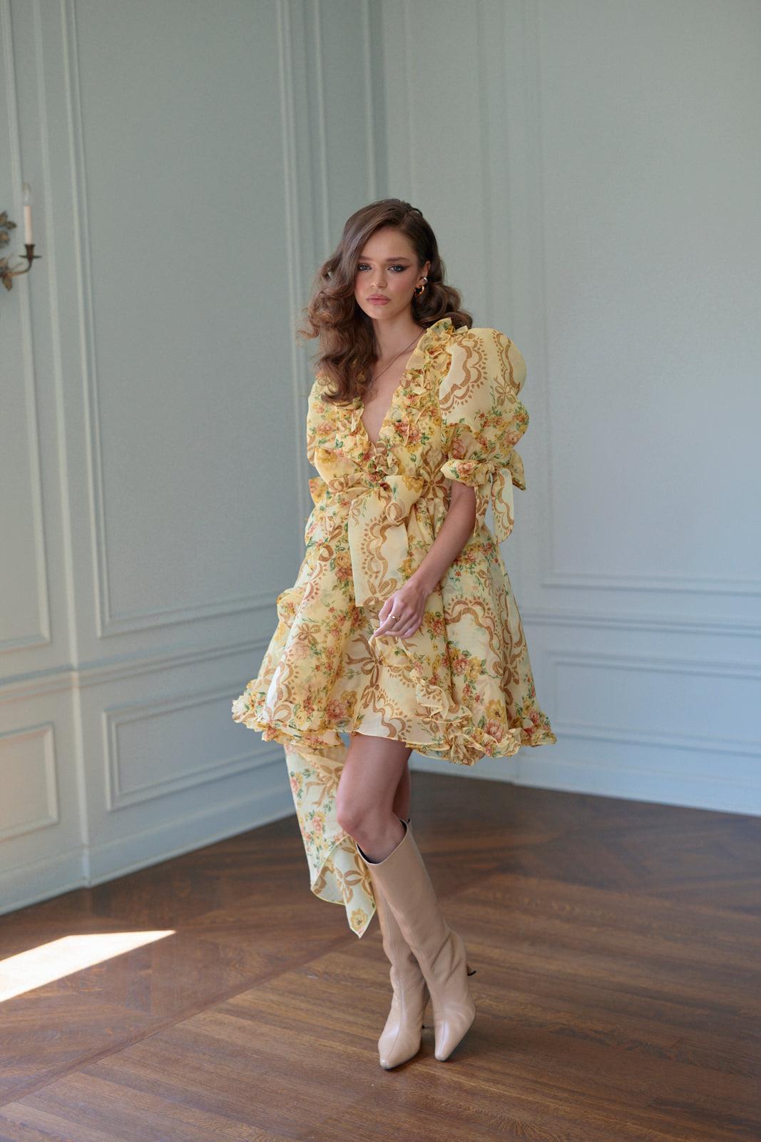 The Cr�me Brulee Marie Dress Product Image