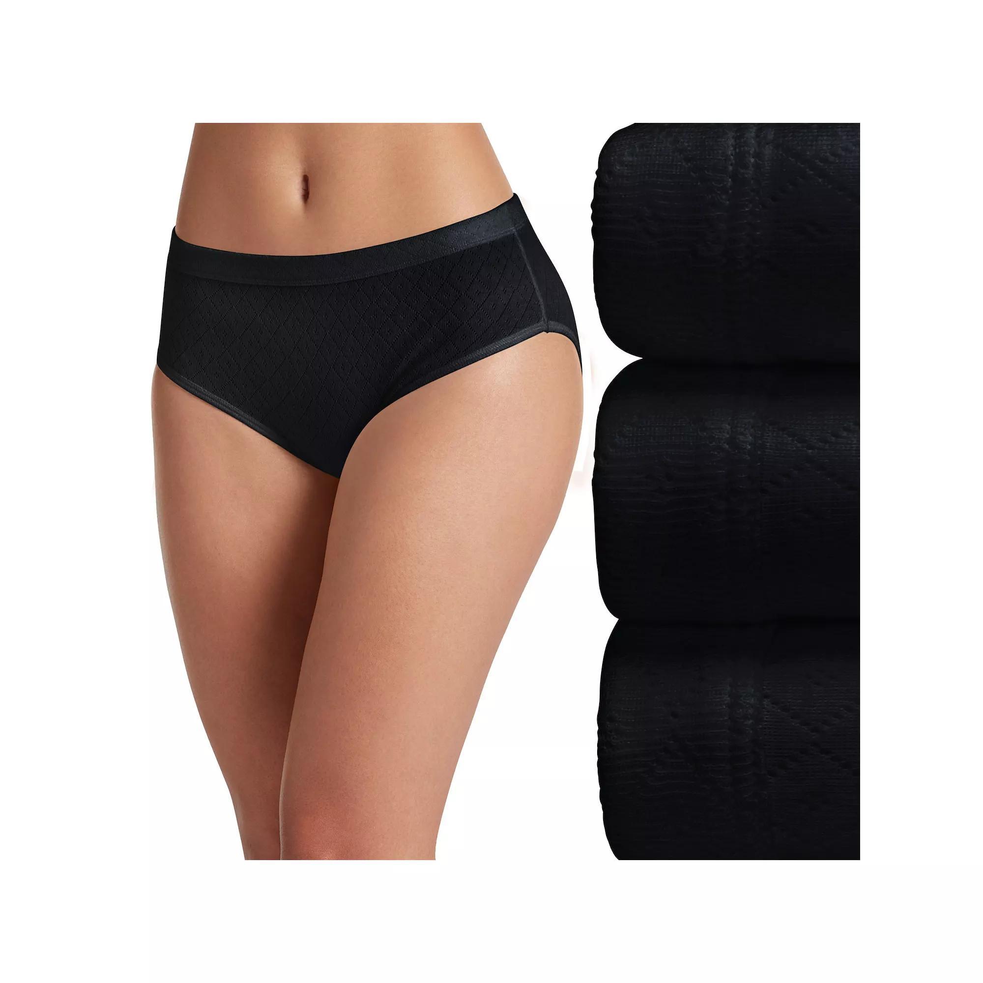 Womens Jockey 3-pk. Elance Breathe Hipster Panty Set 1540 Product Image