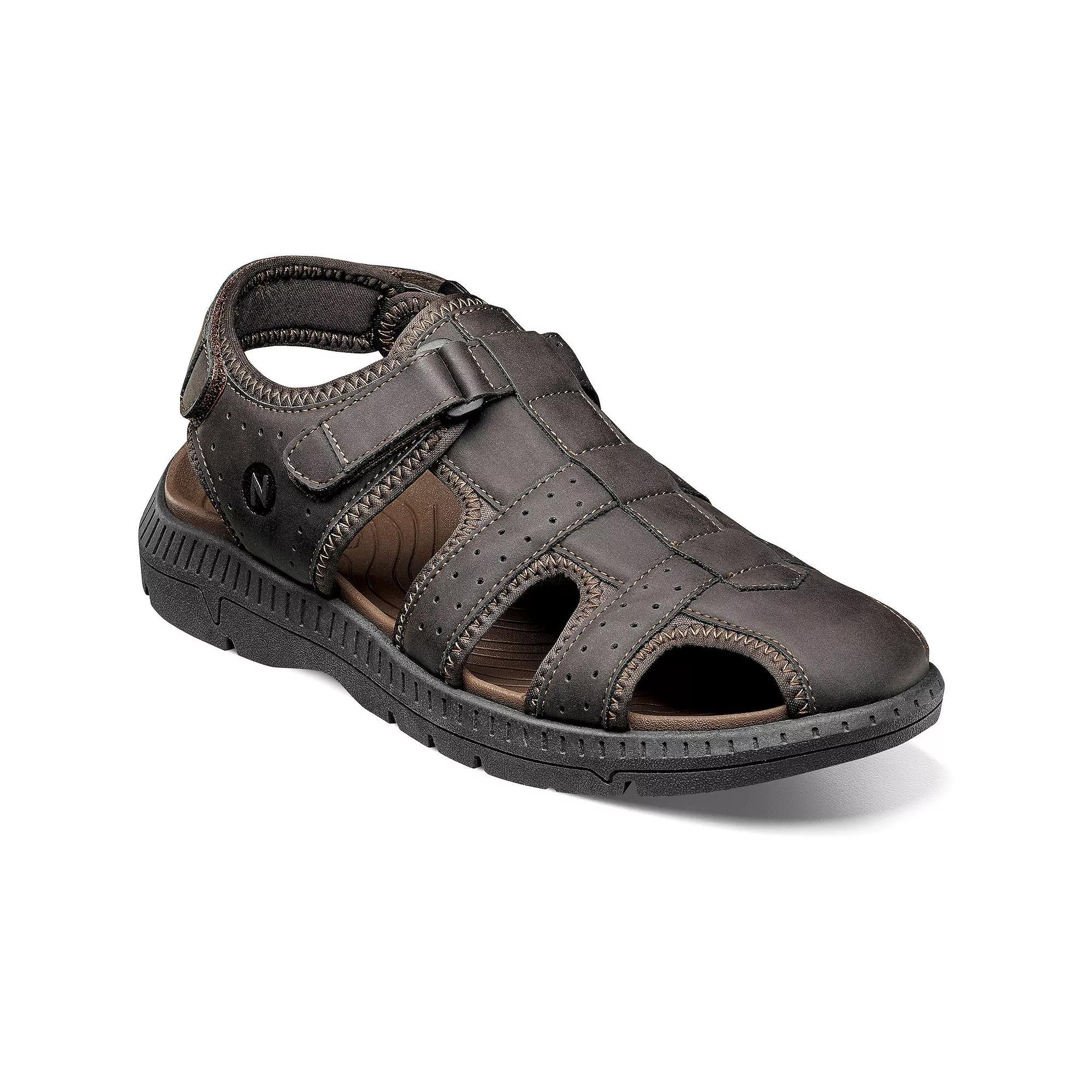Nunn Bush® Laguna Men's Closed Toe Fisherman Sandals, Size: 11, Brown Product Image