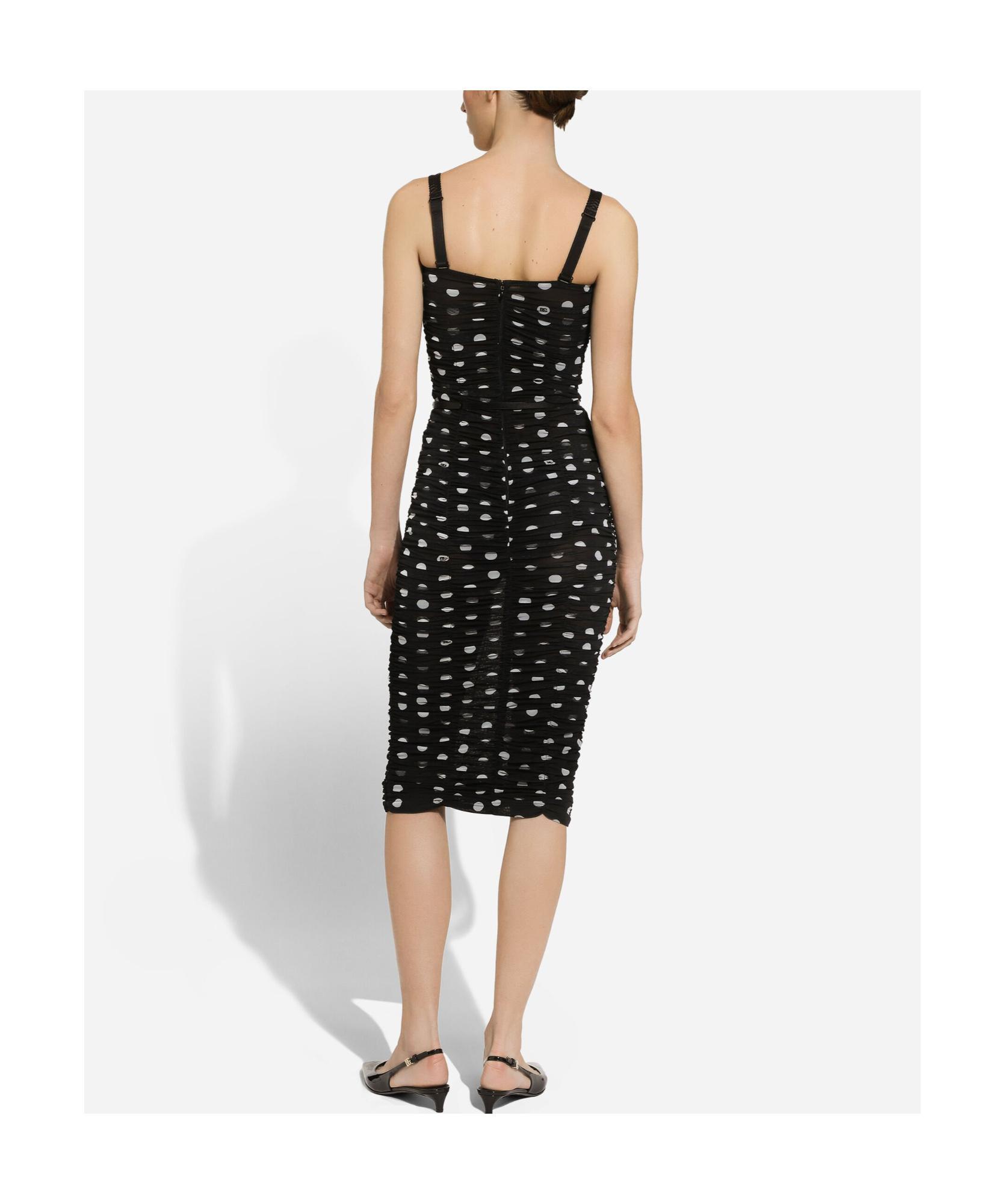 DOLCE & GABBANA Women Abito Mambo Italiano In Black Product Image