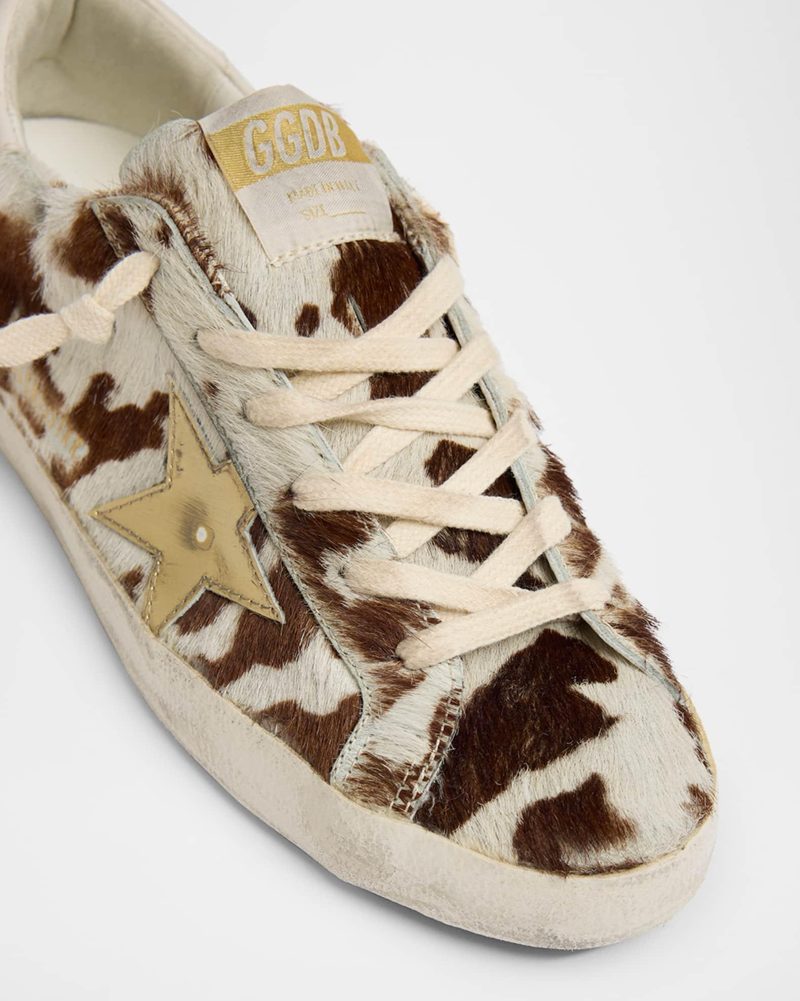 Superstar Cow Horsy Low-Top Sneakers Product Image