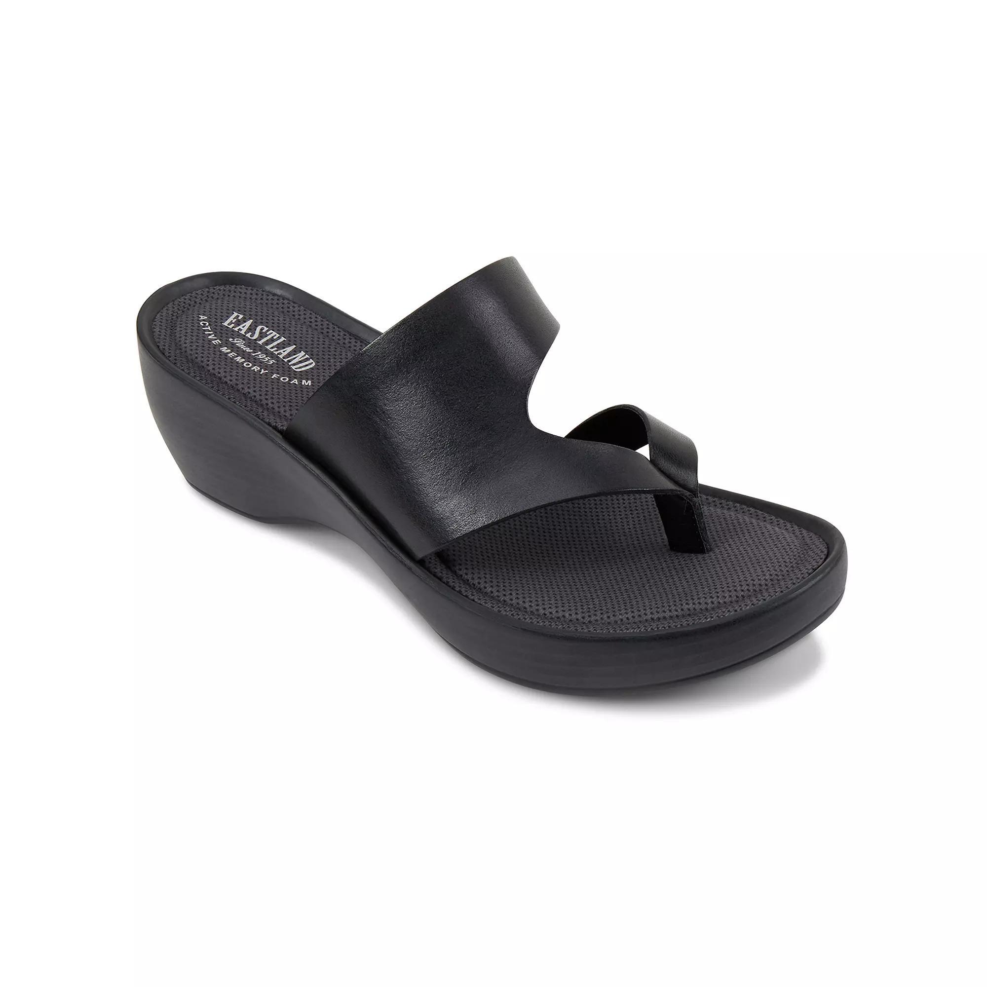 Eastland Laurel Womens Leather Thong Sandals Product Image