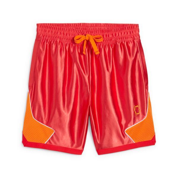 PUMA HOOPS x CHEETOSÂ® Men's Shorts in For All Time Red/Rickie Orange Product Image