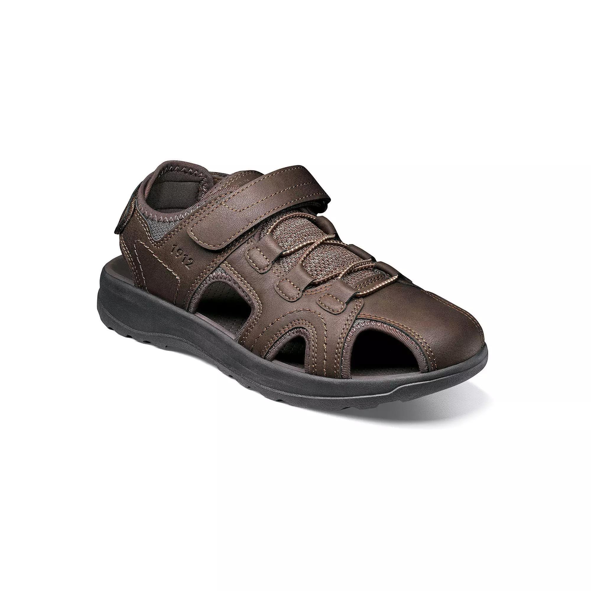 Nunn Bush® Huck Men's Fisherman Sandals, Size: 12 Wide, Black Product Image
