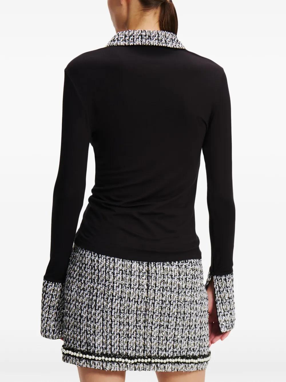 boucl� polo shirt Product Image