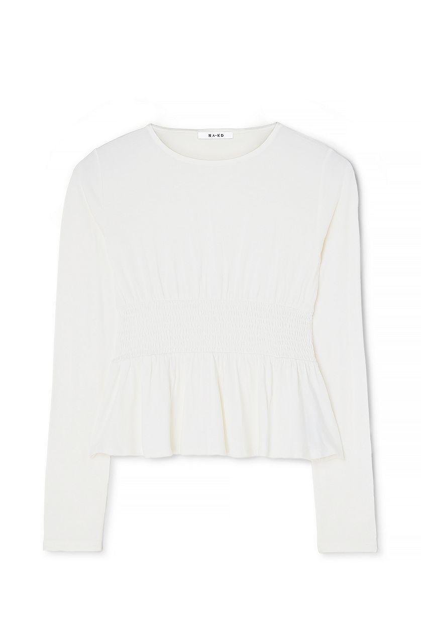 Long Sleeve Smock Top Product Image