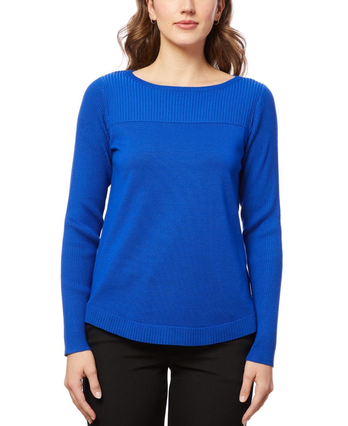 Melissa Paige Womens Boat Neck Long-Sleeve Sweater, Regular & Petites Product Image