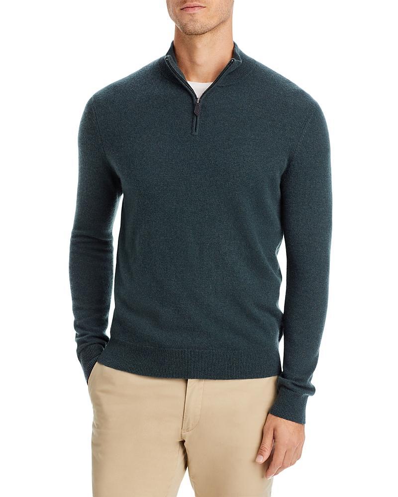 The Mens Store at Bloomingdales Cashmere Half-Zip Sweater - Exclusive Product Image